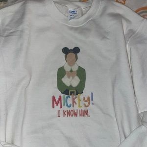 Mickey/ Elf Christmas sweatshirt